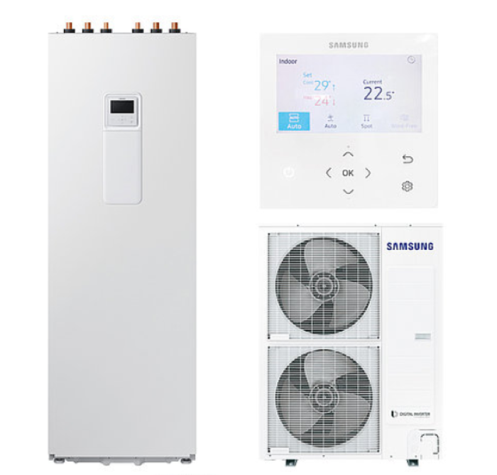 SAMSUNG | Luft-Wasser-Wärmepumpe WPLW-HUB Mono-16-260-3 | 16 kW
