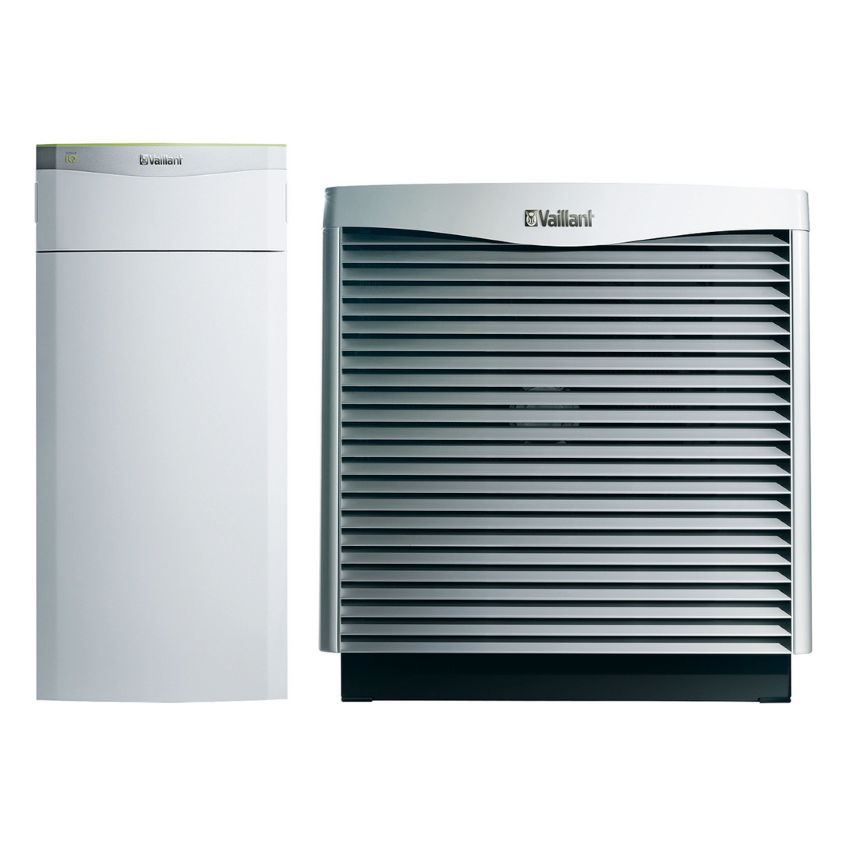 VAILLANT L/W-Wärmepumpe flexoTHERM exclusive VWF 57/4 + aroCollect | BAFA
