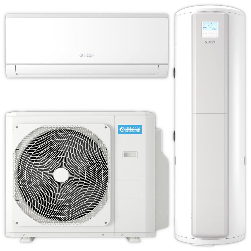 OLIMPIA SPLENDID Split Klimaanlage Set | Nexya All-In-One 3,5kW |Warmwasser