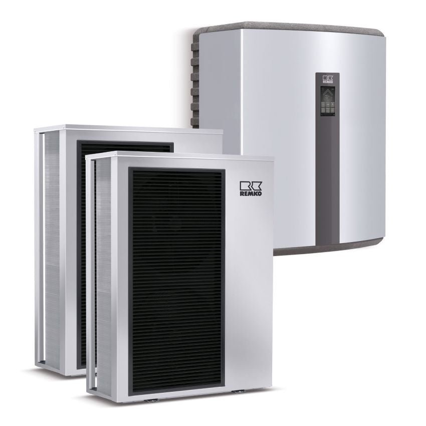 REMKO | Luft/Wasser-Wärmepumpe | Smart WKF 130 Duo Graphit | 17-24 kW