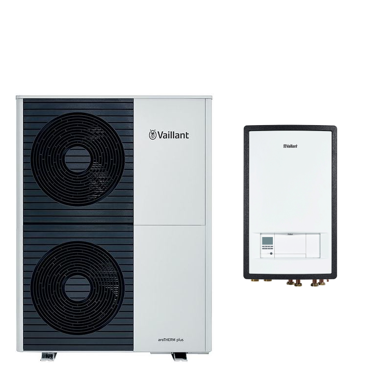 VAILLANT Wärmepumpenset | aroTHERM plus + Hydraulikst. o. Speicher | 12,2 kW