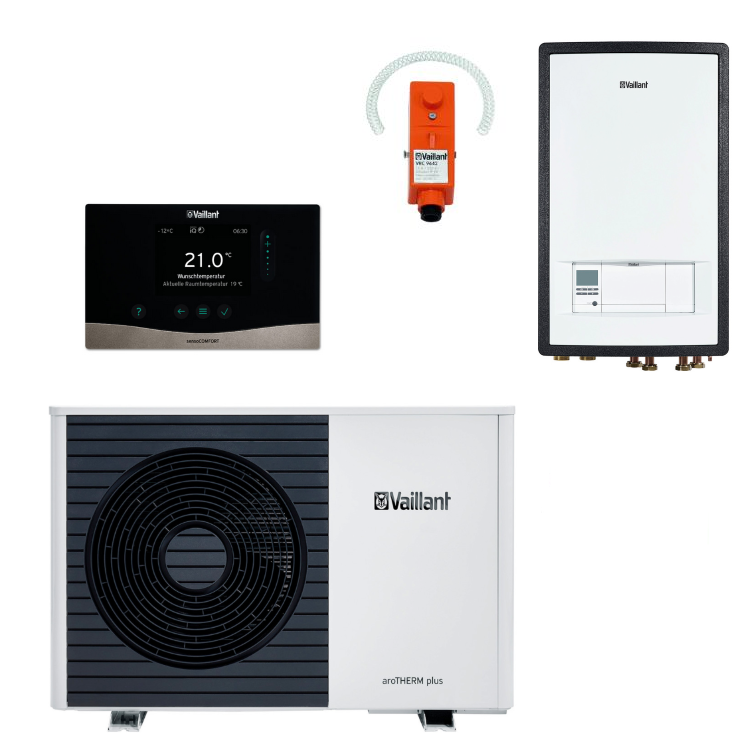 VAILLANT Wärmepumpenset | aroTHERM plus + Hydraulikst. o. Speicher | 7,0 kW – Ansicht 5