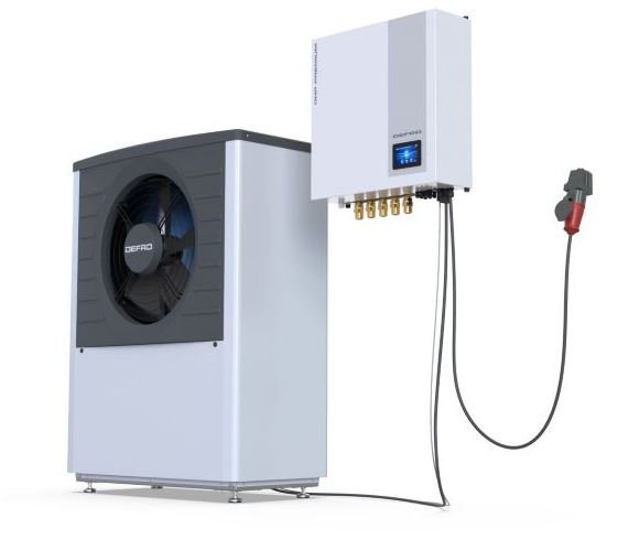 DEFRO L/W Wärmepumpe | Monoblock + Hydromodul HF | DHP Premium 12 kW – Ansicht 2