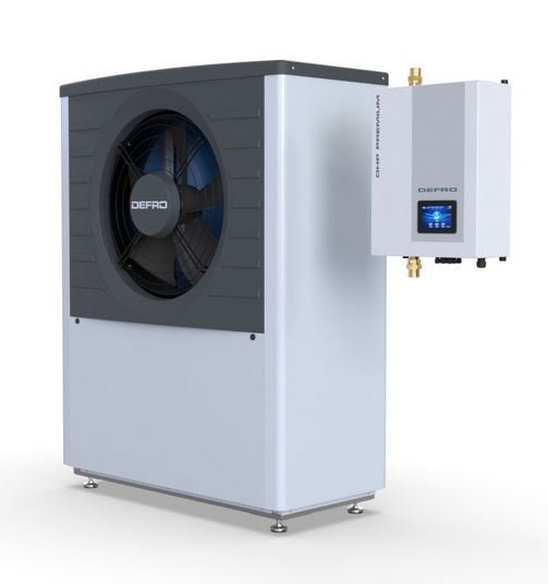 DEFRO L/W Wärmepumpe | Monoblock + Hydromodul HB | DHP Premium 8 kW – Ansicht 2
