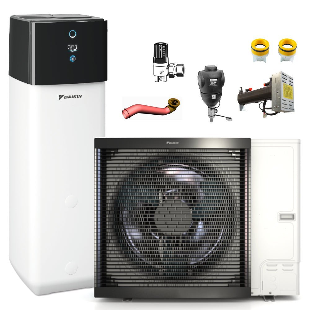 DAIKIN Wärmepumpe Altherma 3 R ECH₂O | EBSX16P50D+ERLA14DW1 | 14 kW | 477 L