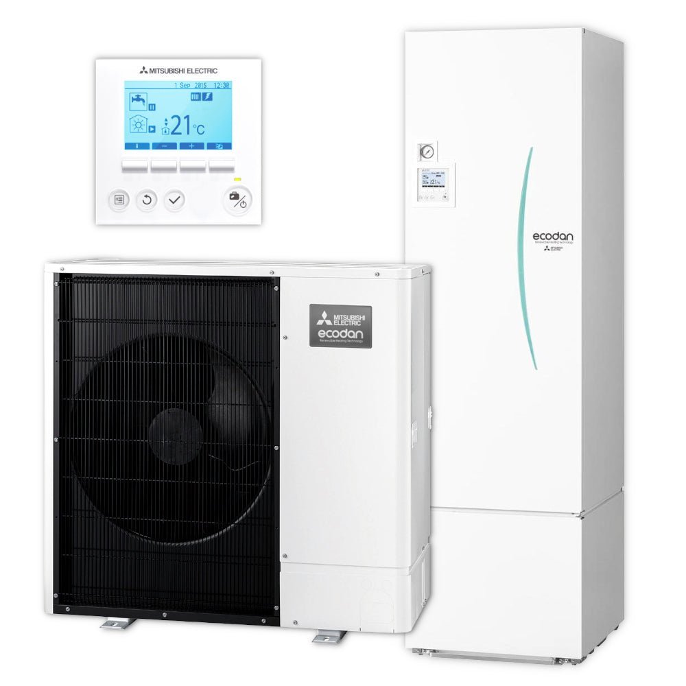 MITSUBISHI Ecodan Wärmepumpen-Set 6.16 | Power Inverter | BAFA | 8,0 kW – Ansicht 2