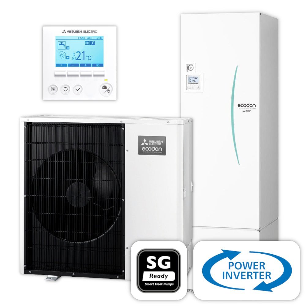 MITSUBISHI Ecodan Wärmepumpen-Set 6.15 | Power Inverter | BAFA | 6,0 kW