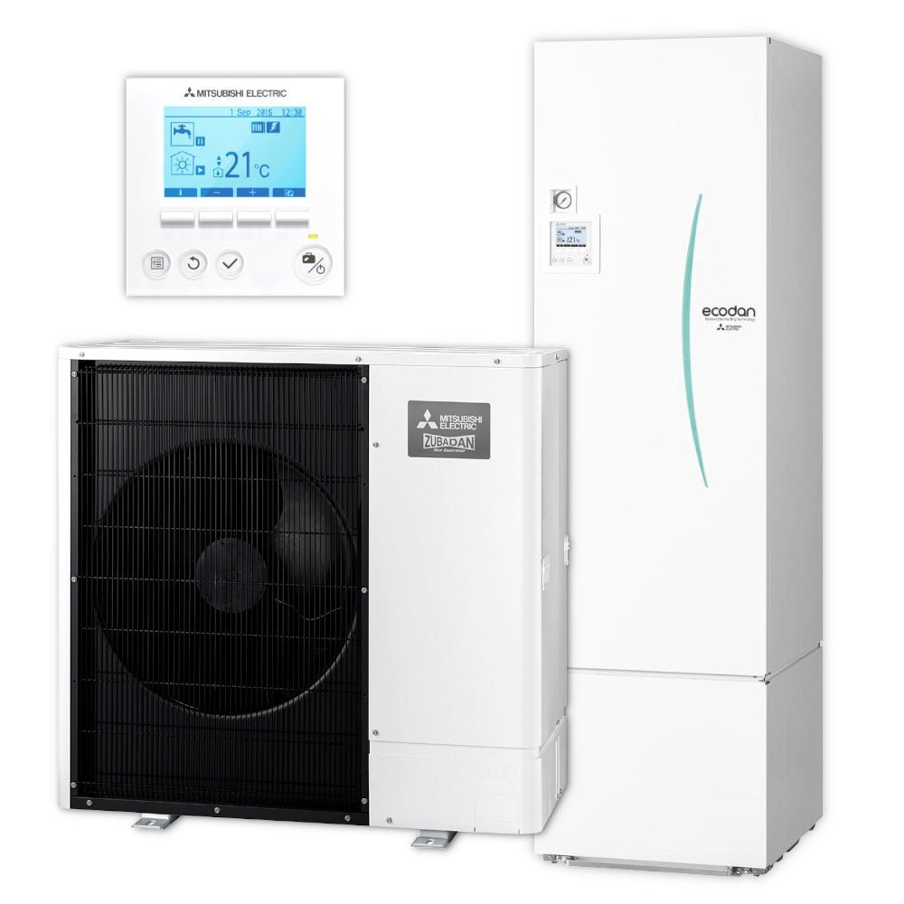 MITSUBISHI Ecodan Wärmepumpen-Set 5.23 | Zubadan Inverter | BAFA | 10,0 kW