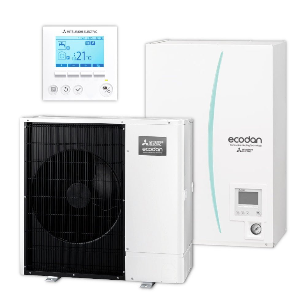 MITSUBISHI Ecodan Wärmepumpen-Set 2.13 | Power Inverter | BAFA | 10,0 kW – Ansicht 2