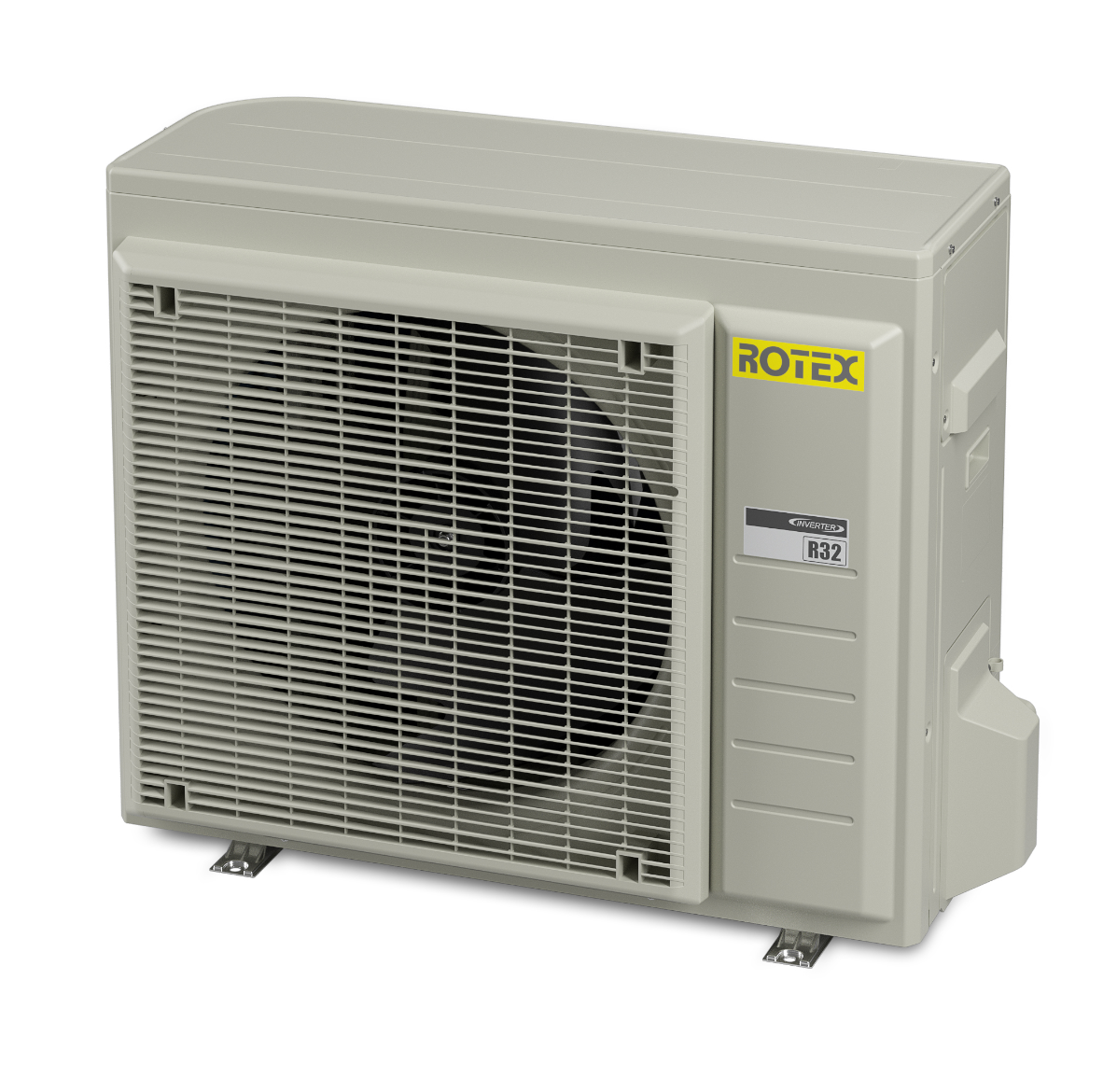 Rotex Wärmepumpen Außengerät | RRGA08DV elfenbein | 8 kW – Ansicht 4