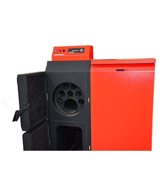 ThermoFlux Pelletkessel | Pelling 25 ECO | 25kW | 230kg Behälter rechts – Ansicht 5