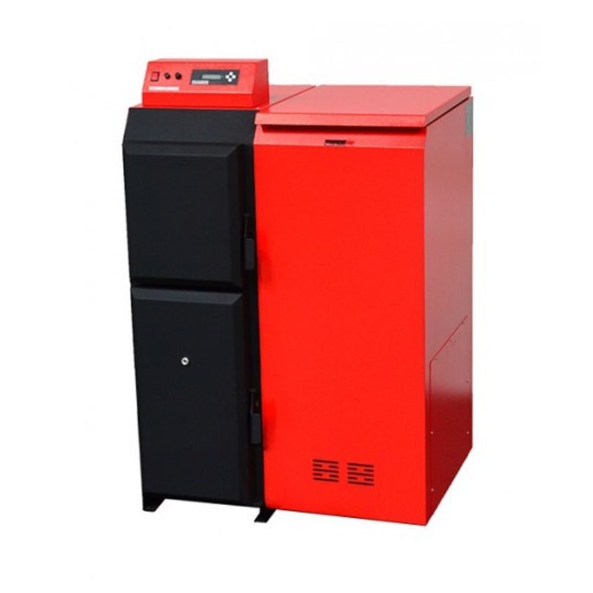 ThermoFlux Pelletkessel | Pelling 25 ECO | 25 kW | 135kg Behälter rechts