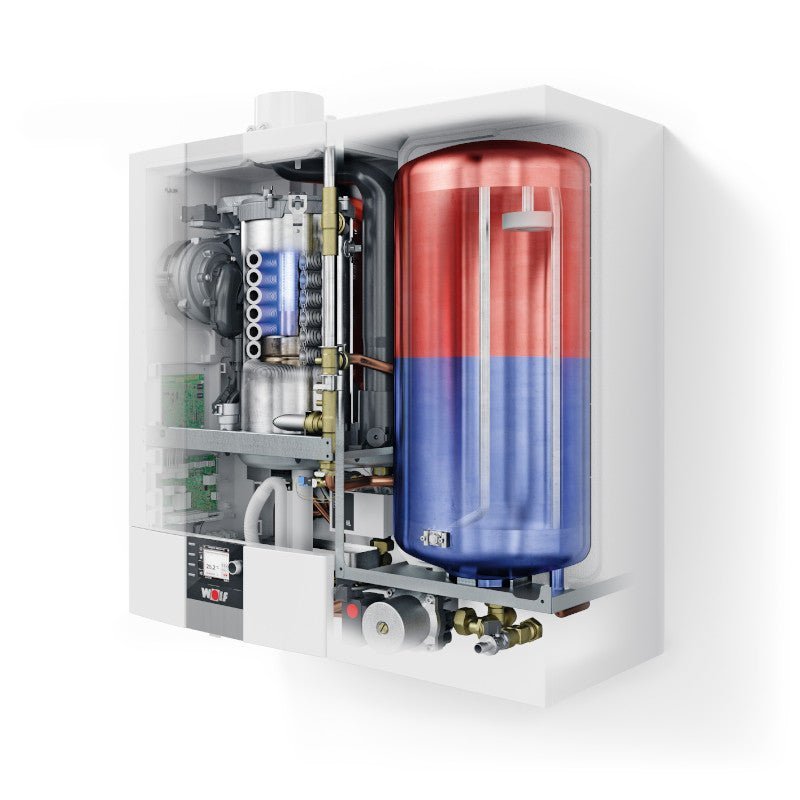 WOLF | Gasbrennwert-Zentrale | CGW-2-20/120L mit Regelung | 20 kW – Ansicht 6