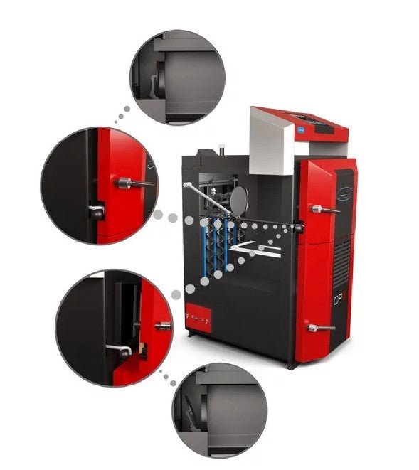 Attack Holzvergaserkessel | DPX 80 Profi | 80 kW – Ansicht 3
