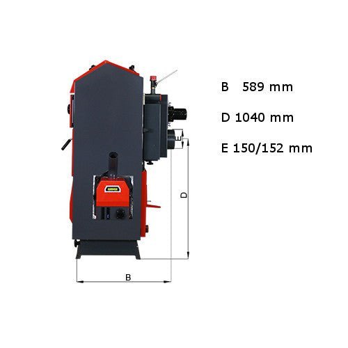 ATMOS Pelletkessel | P50 mit Holznotbetrieb | 45 kW – Ansicht 5