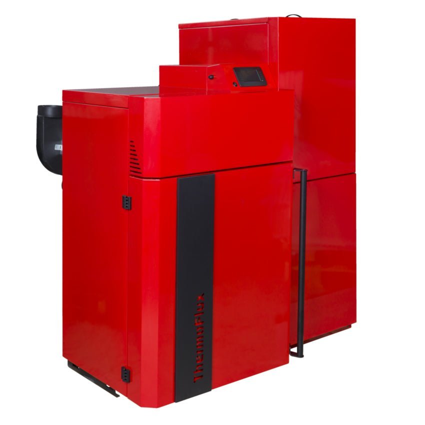 ThermoFlux Pelletkessel | PellFlux Lambda 48 | 48kW – Ansicht 2