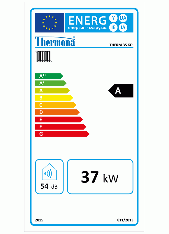 Thermona Gastherme | Therm 35 KD | Brennwerttherme | 37 kW – Ansicht 3