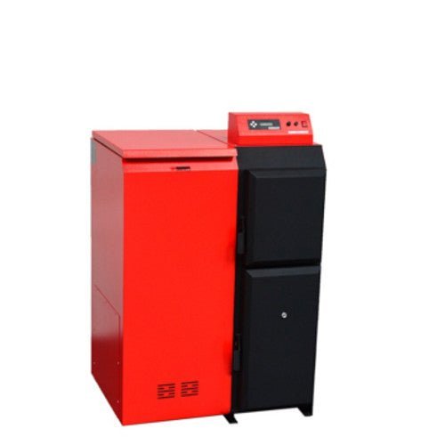 ThermoFlux Pelletkessel | Pelling 35 ECO | 35kW | 151kg Behälter links