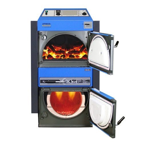 ATMOS Kohlevergaserkessel | KC35S | Braunkohle/Steinkohle | 35 kW – Ansicht 3