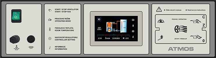 ATMOS Scheitholzvergaser | DC30GSE mit Anzündautomatik | 30 kW – Ansicht 3