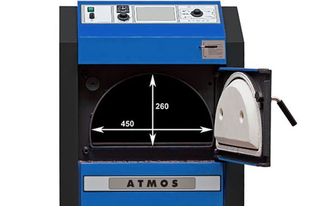 ATMOS Scheitholzvergaser | DC30GSE mit Anzündautomatik | 30 kW – Ansicht 6