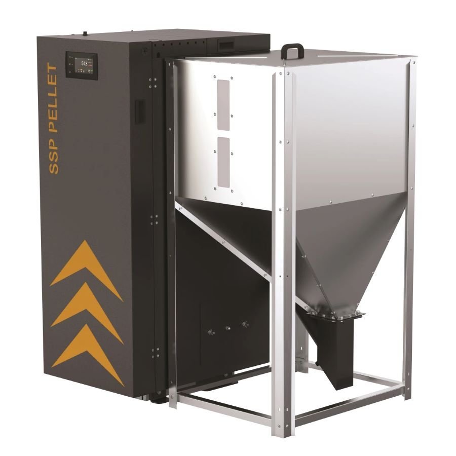 Santer Solarprofi Pelletkessel SSP Kombi | Pellets + Scheitholz | 24 kW
