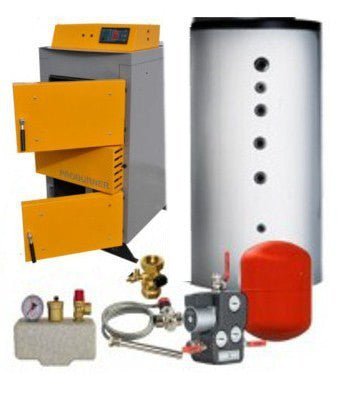 Santer Solar Holzvergaser Proburner Komplettsystem 25 kW 1x1500L – Ansicht 2