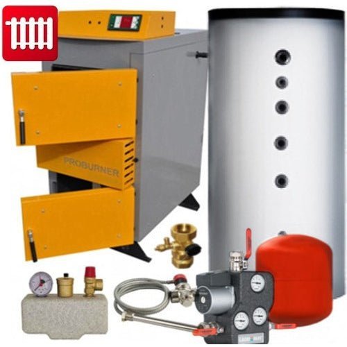 Santer Solar Holzvergaser Proburner Komplettset 60 kW 1x2000L