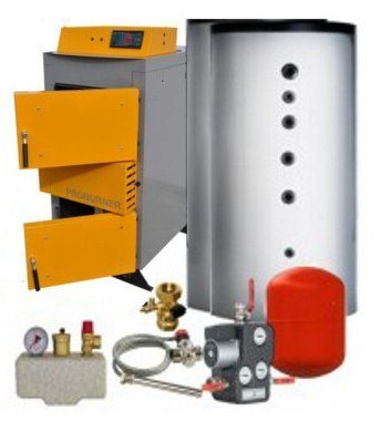 Santer Solar Holzvergaser Proburner Komplettsystem 25 kW 2x1000L – Ansicht 16