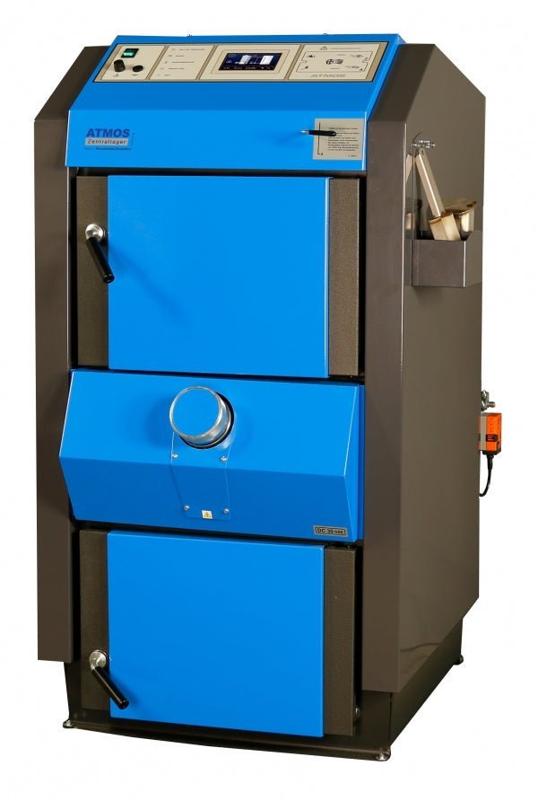 ATMOS Scheitholzvergaser | DC18GSE mit Anzündautomatik | 19 kW
