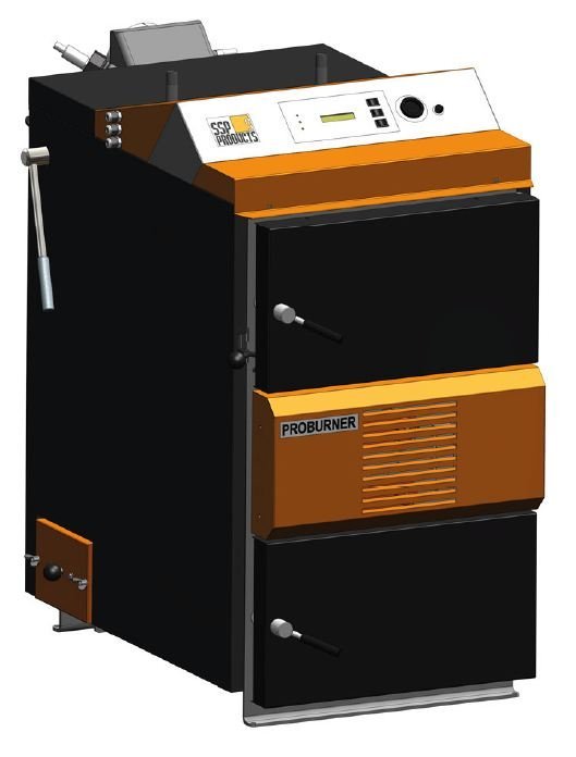 Holzvergaser Proburner Lambda 25kW Komplettset 2x800L 1 Hygiene – Ansicht 3