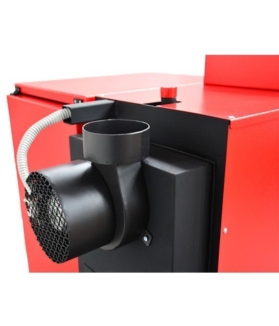 ThermoFlux Pelletkessel | Pelling 50 ECO | 51kW | 110kg Behälter links – Ansicht 4