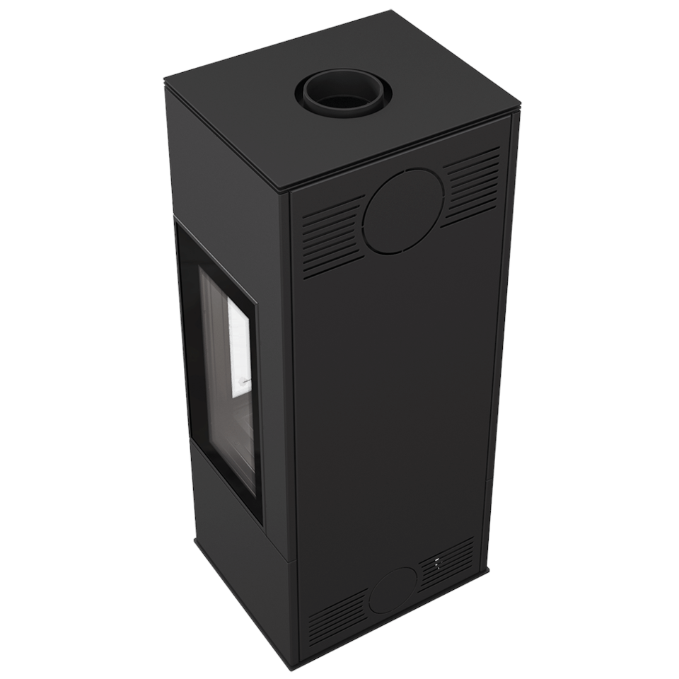 Kratki Kaminofen Thor 8 | 3-seitig | 8 kW | THOR/VIEW – Ansicht 4
