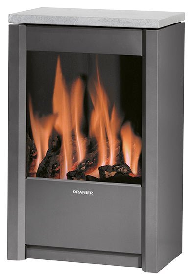 Oranier | Gaskaminofen | Mosel Plan | 5 kW | Erdgas | wahlweise mit Abdeckplatte