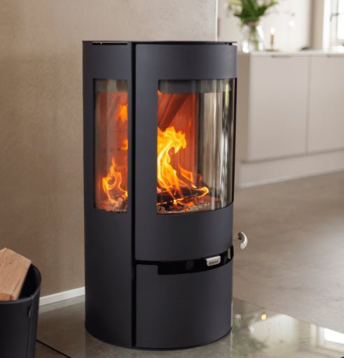 Aduro Kaminofen | Aduro 9 Stahl Schwarz | 3 Scheiben | 6 kW – Ansicht 2