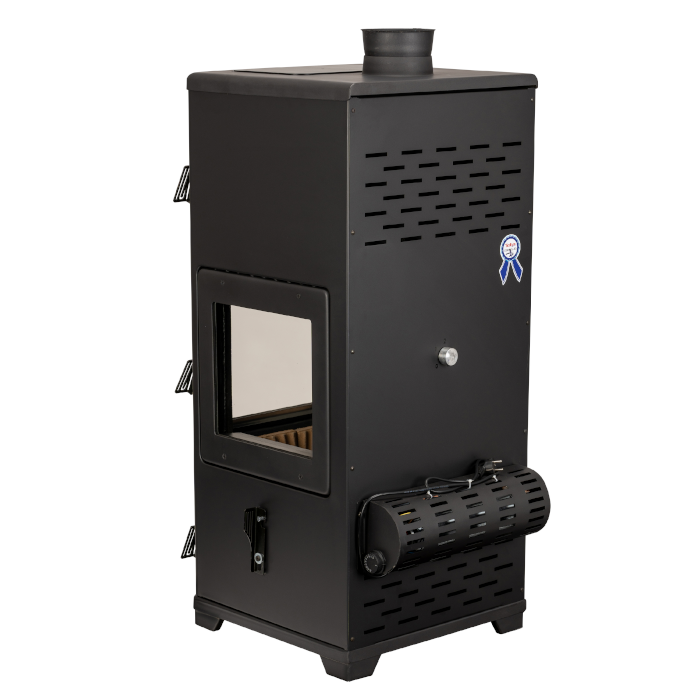 Teba Therm Kaminofen Holzofen TKS-19 | mit Backfach | 12 kW – Ansicht 7