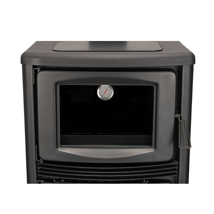 Teba Therm Kaminofen Holzofen TKS-19 | mit Backfach | 12 kW – Ansicht 9