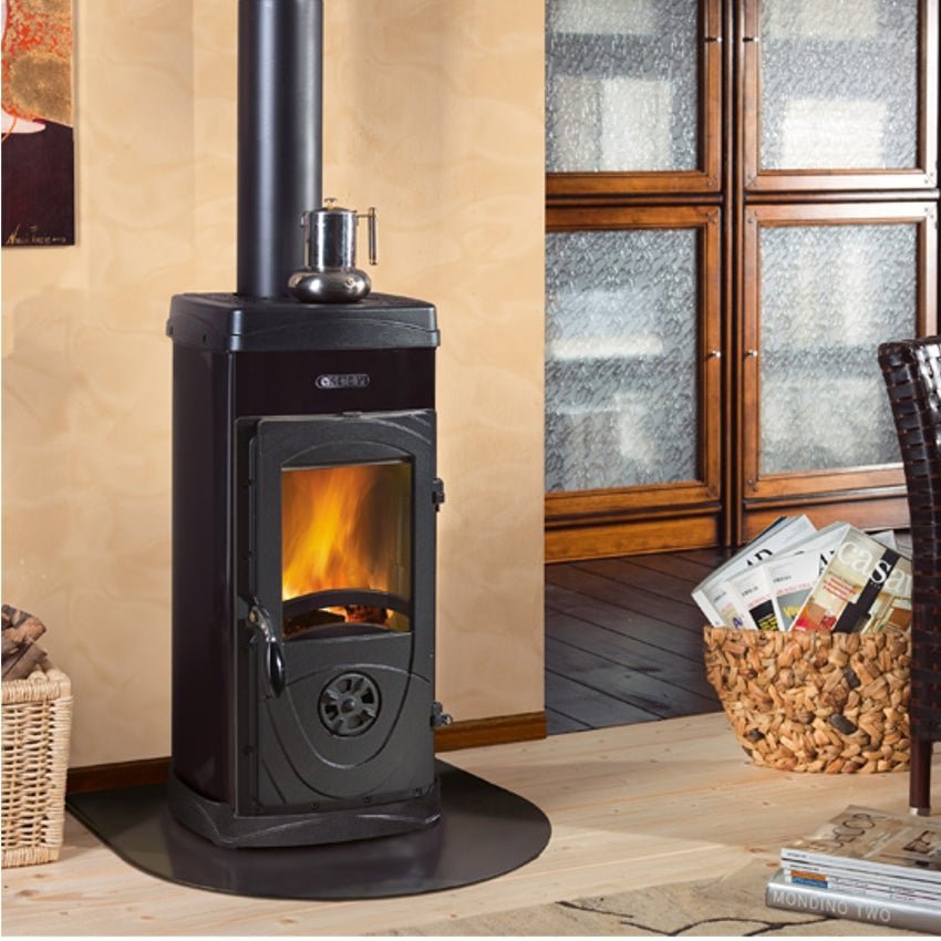 La Nordica Holzofen Werkstattofen | Super Junior schwarz | 5 kW – Ansicht 2