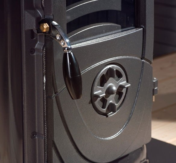 La Nordica Holzofen Werkstattofen | Super Junior schwarz | 5 kW – Ansicht 4