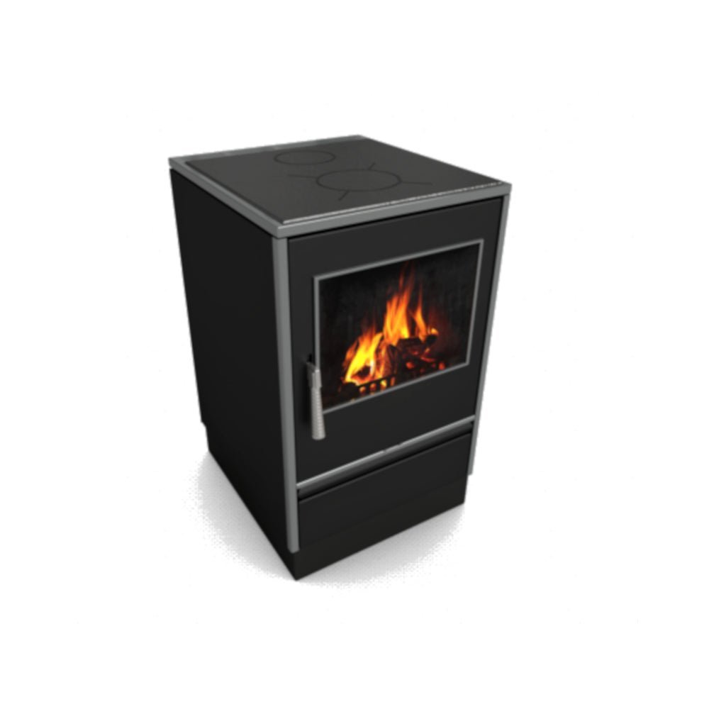 Glutos Küchenherd HHS 02 S | Sichtfenster | Stahlkochfeld | 5,5 kW – Ansicht 6