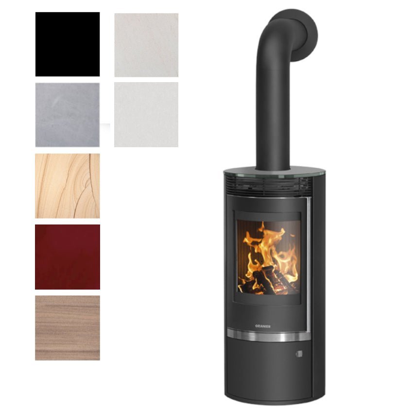 Oranier | Kaminofen | Rota Top 2.0 | 5,5 kW | Farbwahl der Abdeckplatte