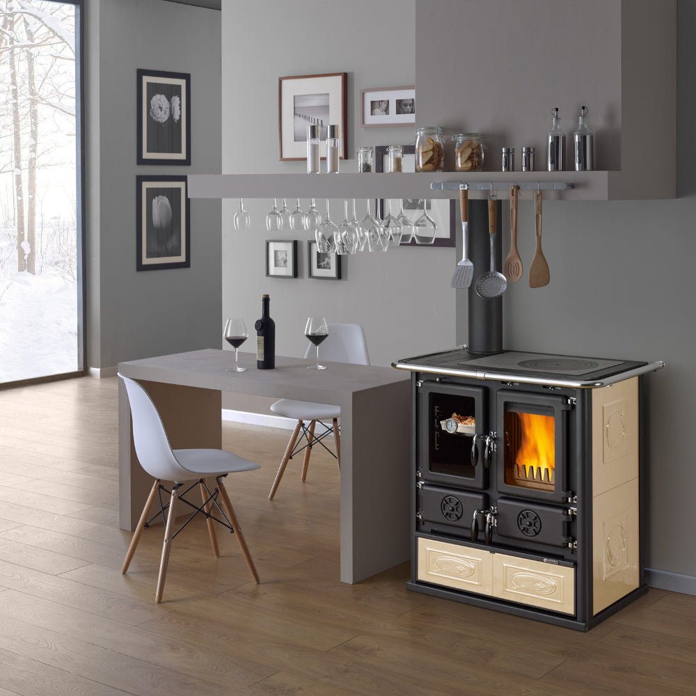 La Nordica Küchenofen | Rosetta Sinistra 5.0 | Keramik | 7,9 kW | Farbwahl – Ansicht 3