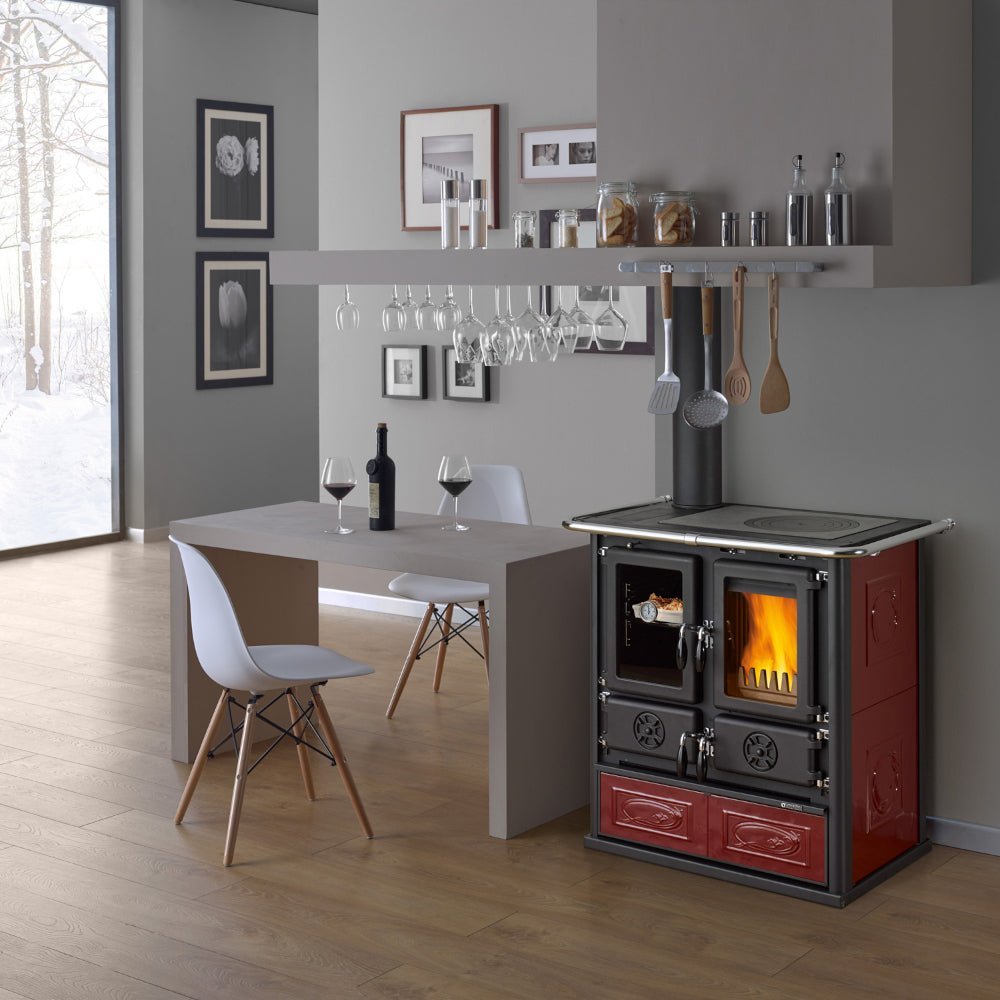 La Nordica Küchenofen | Rosetta Sinistra 5.0 | Keramik | 7,9 kW | Farbwahl – Ansicht 5