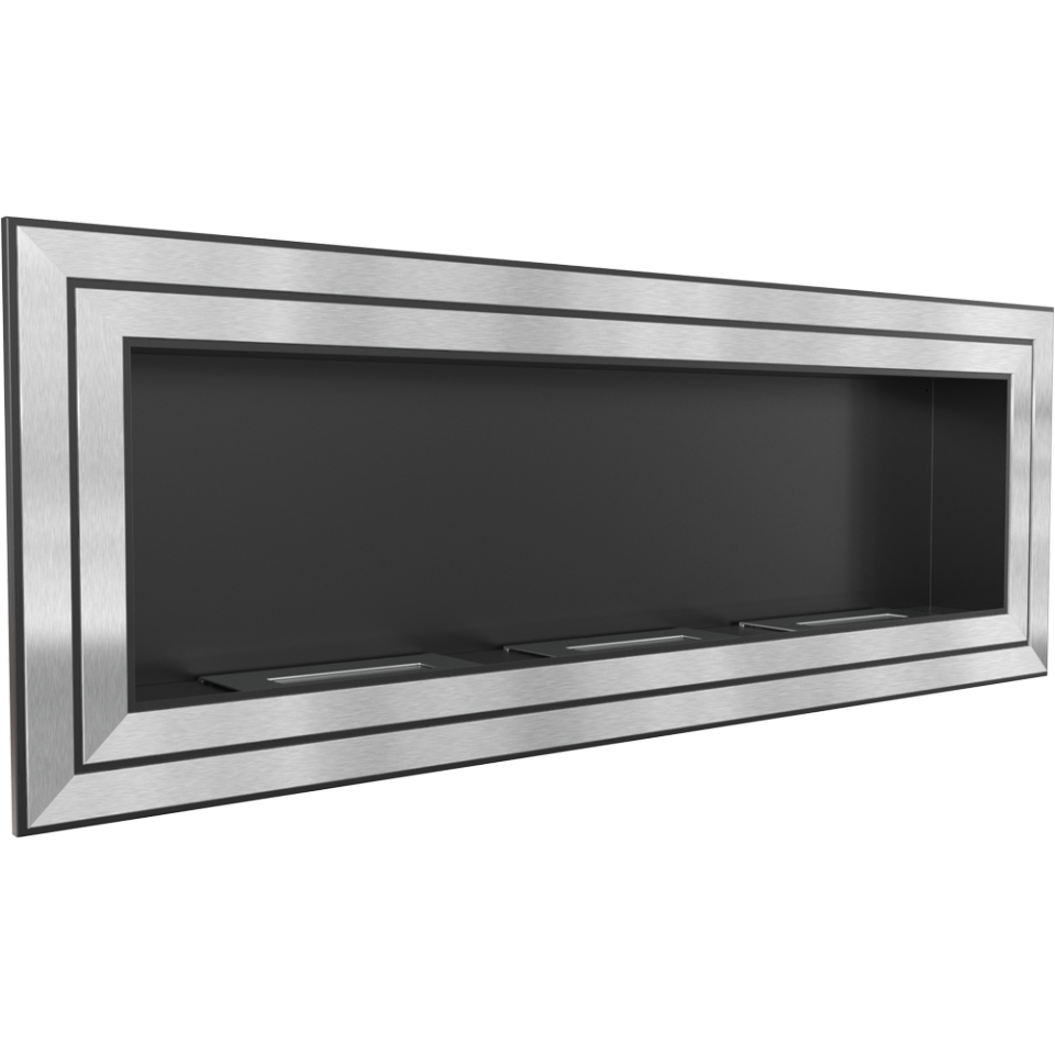 Kratki Biokamin Wandkamin Juliet 1800 | silber | JULIET/1800/TUV – Ansicht 3