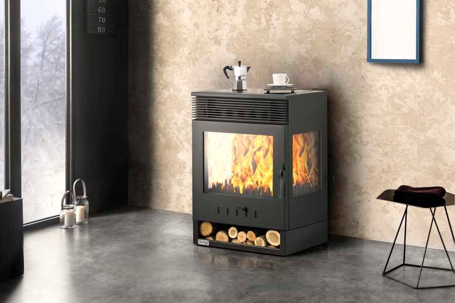 Teba Therm Kaminofen Holzofen TKS-12 | 9 kW