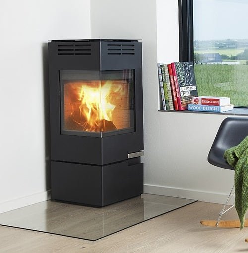 Aduro Kaminofen | Aduro 12 Stahl Schwarz | Eckglasscheibe | 6 kW – Ansicht 2