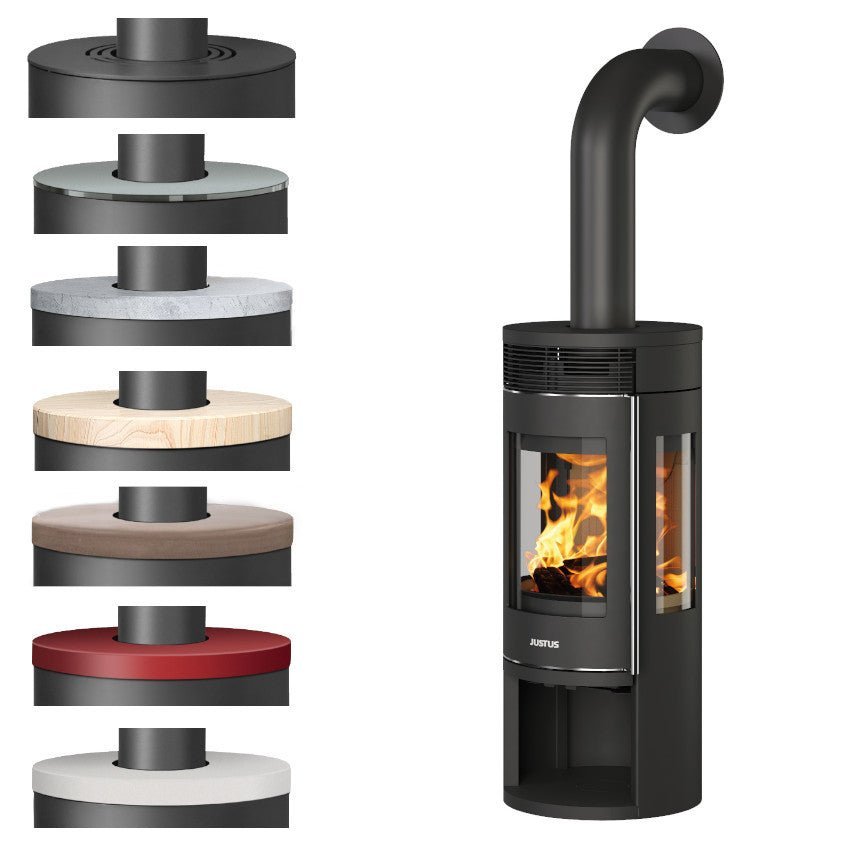 Justus | Kaminofen | Mino Trios 2.0 | 5,5 kW | Top Farbwahl