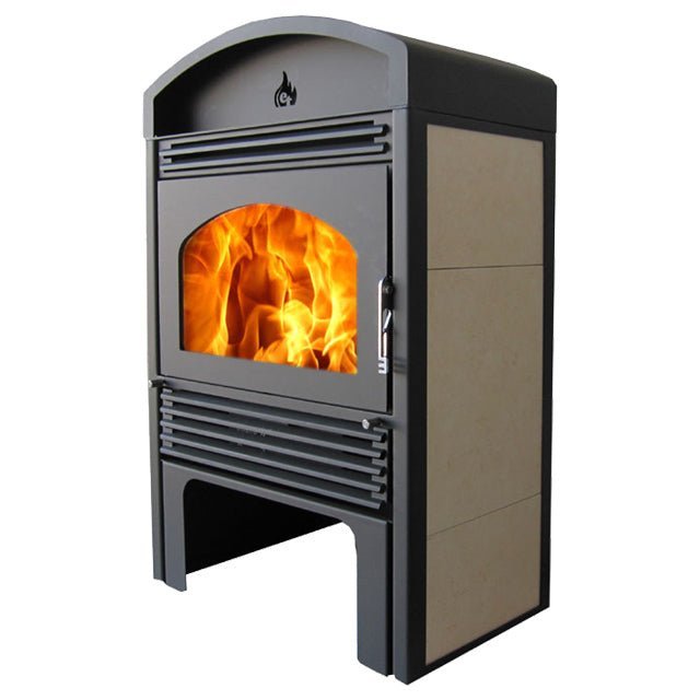 EuroTeplo Wassergeführter Kaminofen | Valencia | 18 kW – Ansicht 2