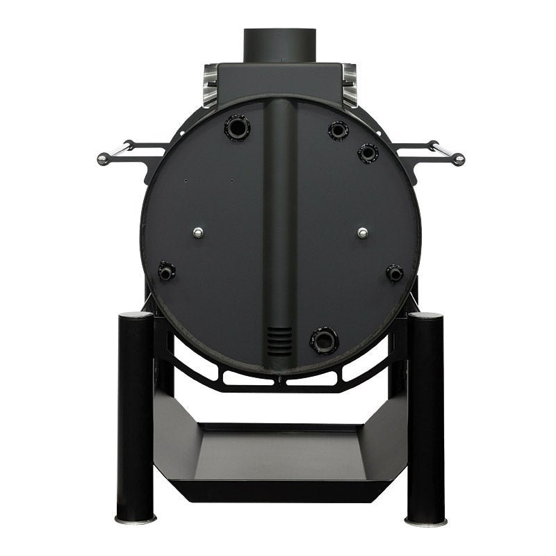 Werkstattofen Bruno® Romantik | mit Kochplatte und Ständer | 15 kW – Ansicht 4
