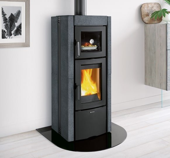 La Nordica Holzofen mit Backfach | Ester Forno Evo Lavastein | 8,2 kW – Ansicht 2